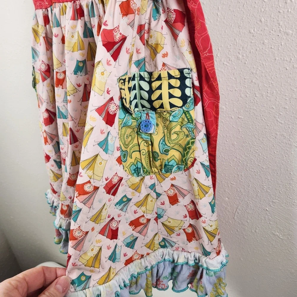 Matilda Jane size 6 It's a Wonderful Parade Festival Tank dress tents - Picture 3 of 5